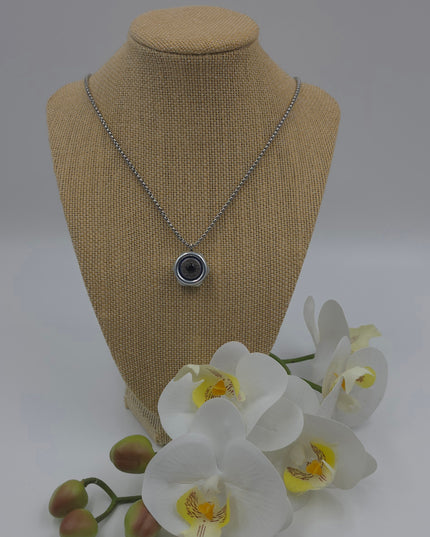 Unique Gemstone Bullet & Titanium Pendants