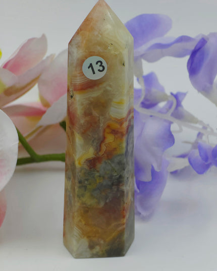 Mexican Crazy Lace Agate Towers