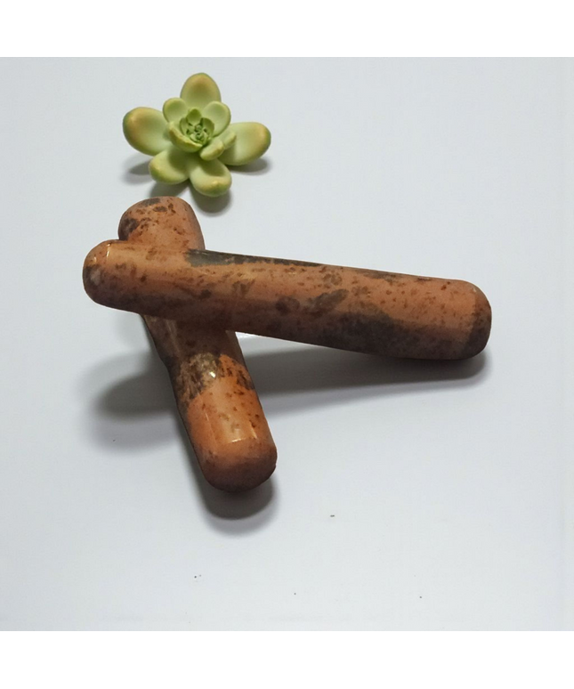 Mahogany obsidian massage wands
