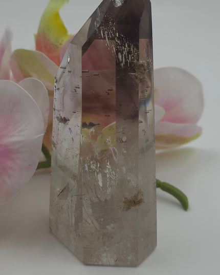 Smokey Included Quartz tower