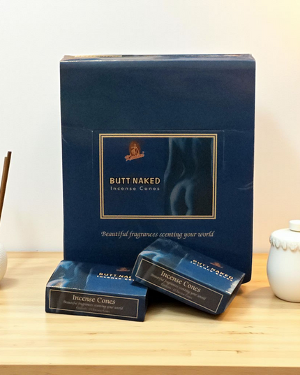 Butt naked incense cones