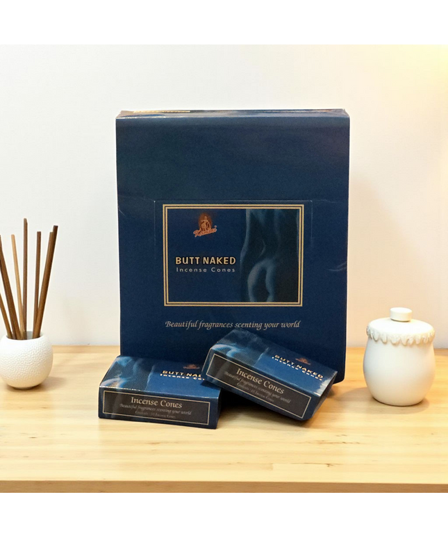 Butt naked incense cones