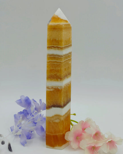 Banded Calcite Towers