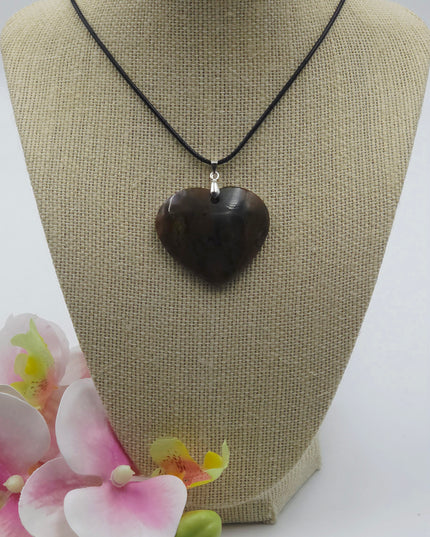 Ocean Jasper Heart Pendant