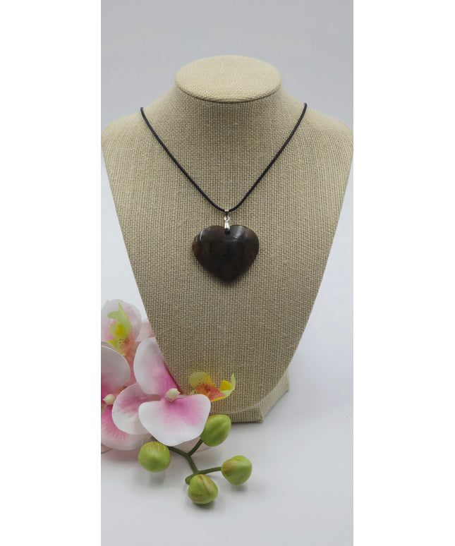 Ocean Jasper Heart Pendant