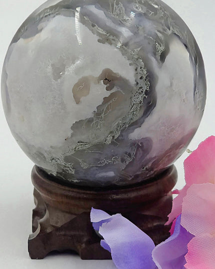 Moss agate Spheres