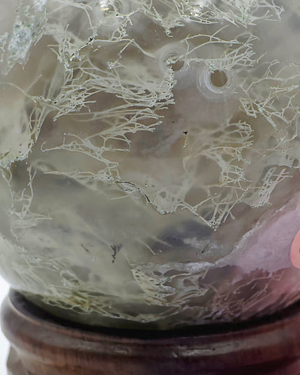 Moss agate Spheres