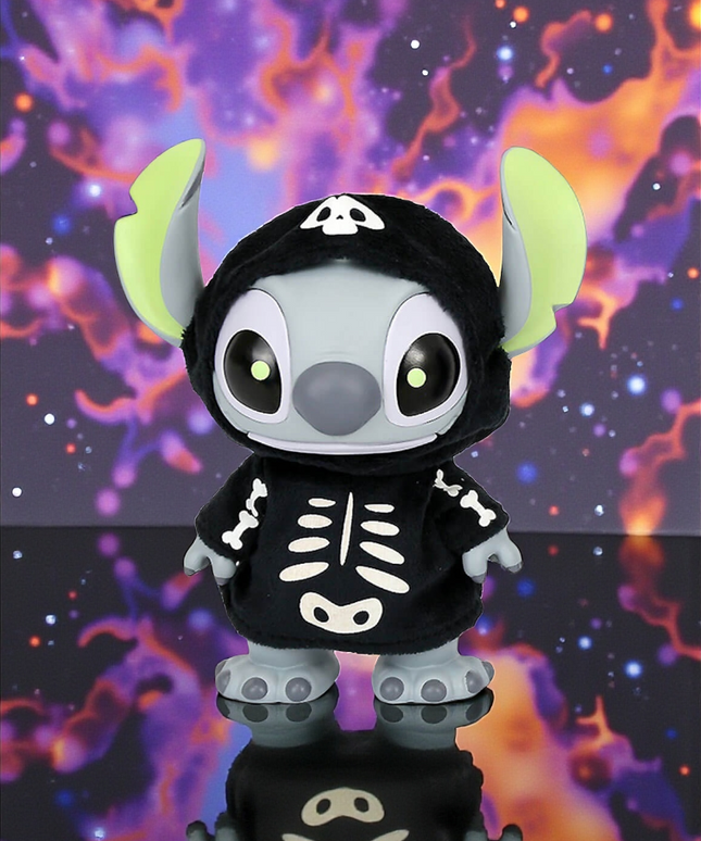 DISNEY STITCH FIGURINE SKELETON OUTFIT