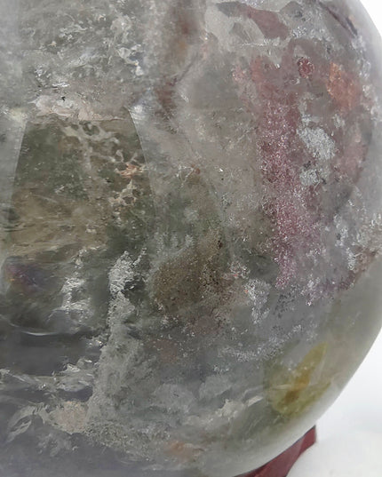 Included garden quartz sphere Xl