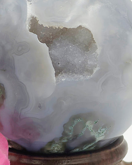 Moss agate Spheres