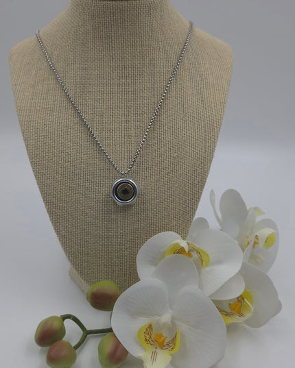 Unique Gemstone Bullet & Titanium Pendants