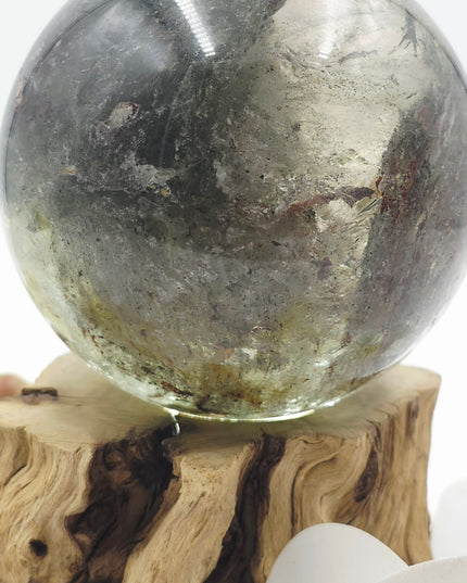 Included garden quartz sphere Xl