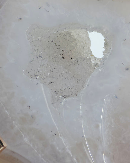 Agate druzy angel wings
