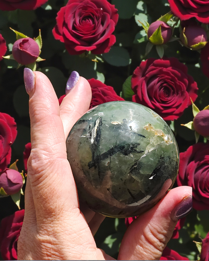 Prehnite sphere