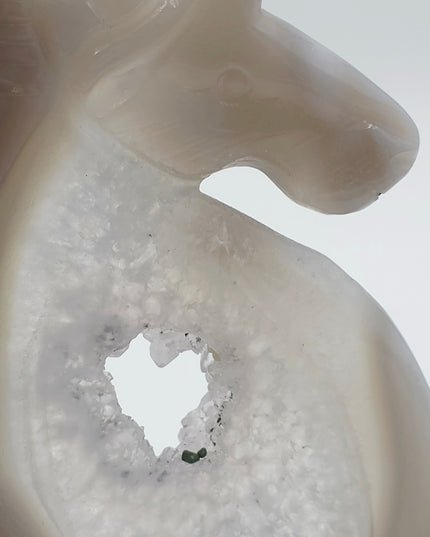 AGATE UNICORN FREESTANDING CARVINGS