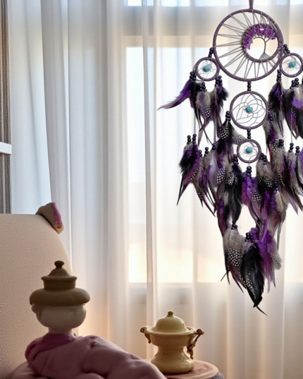 Large purple dream catcher