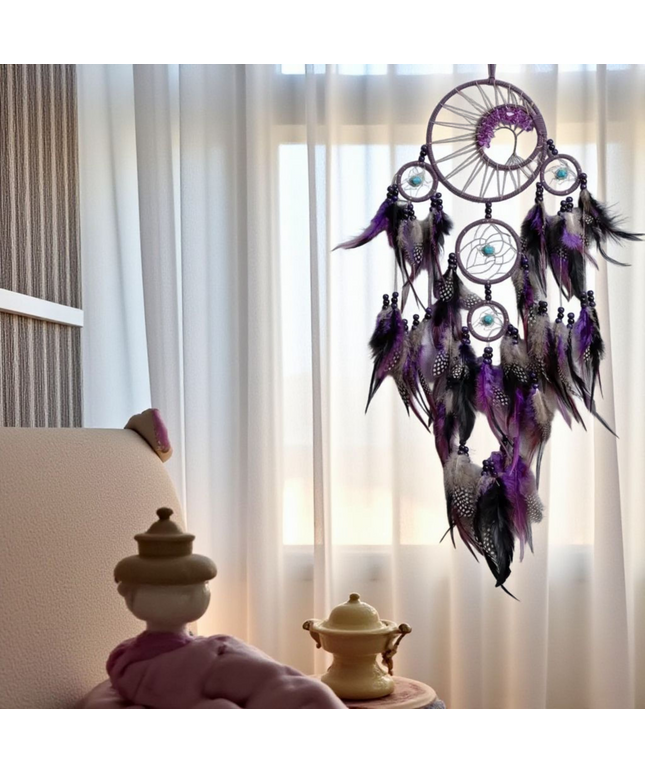 Large purple dream catcher