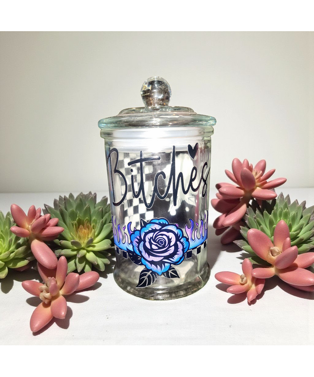 Reg confetti scoop apothecary jars