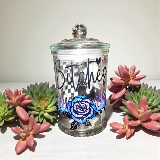 Reg confetti scoop apothecary jars