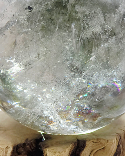 Included garden quartz sphere Xl