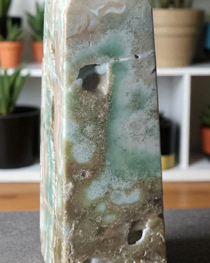 Caribbean calcite tower