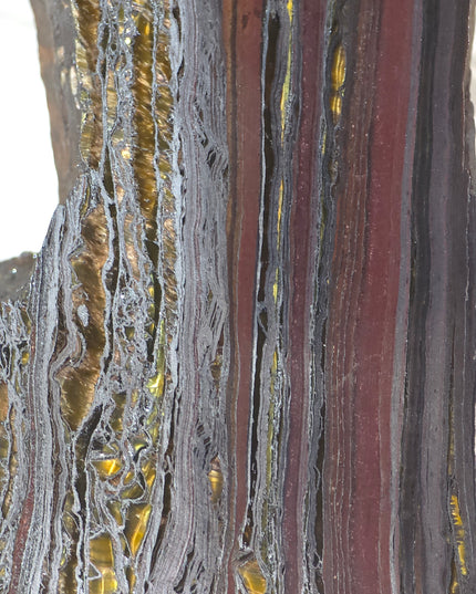 Tiger iron L shape raw