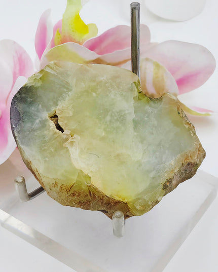 Australian Prehnite slice