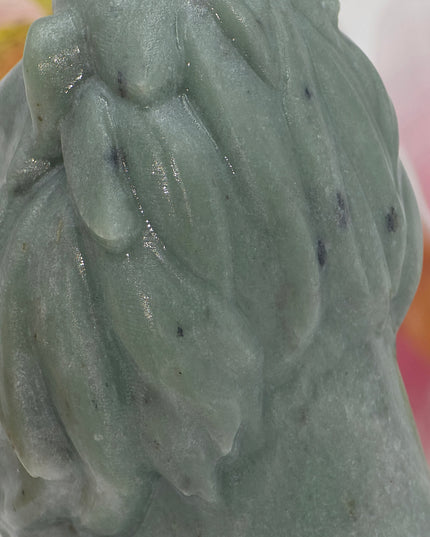 Lion carvings