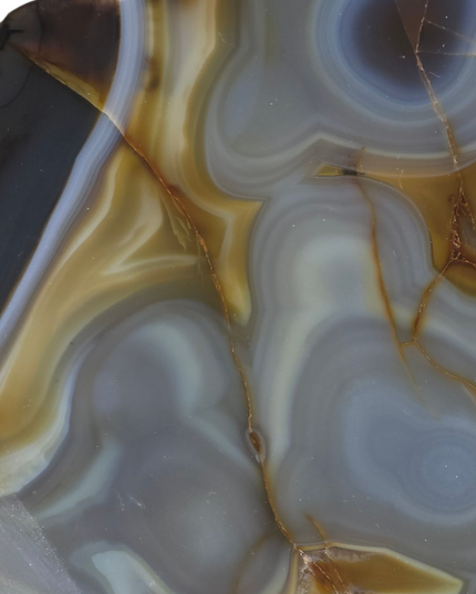 Unique agate slice