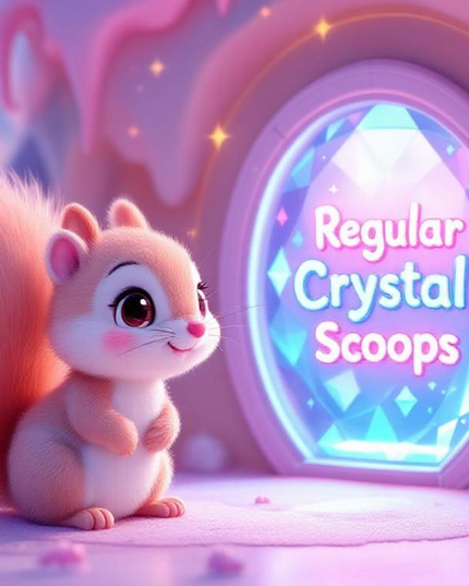 Lucky door Crystal confetti scoops