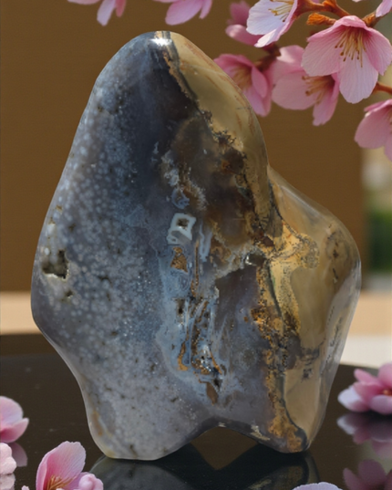 Unique ocean jasper free-form