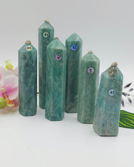 Madagascan Amazonite Towers