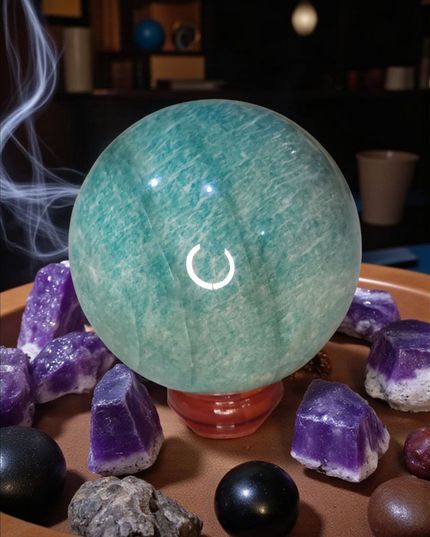 Amazonite sphere