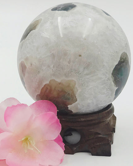 Moss agate Spheres