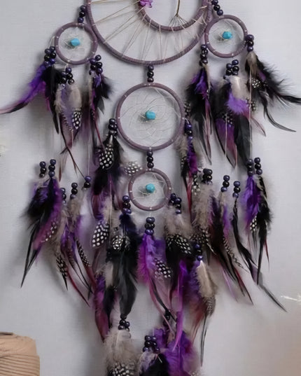 Large purple dream catcher