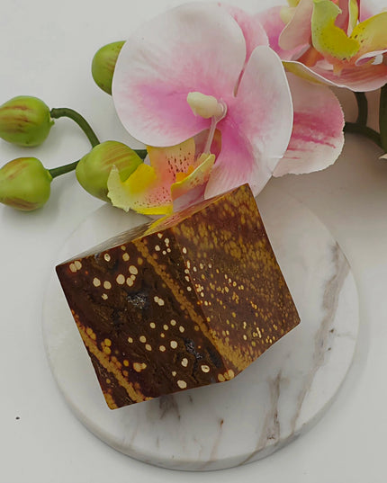 Ocean Jasper Floating Cube