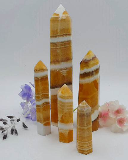 Banded Calcite Towers