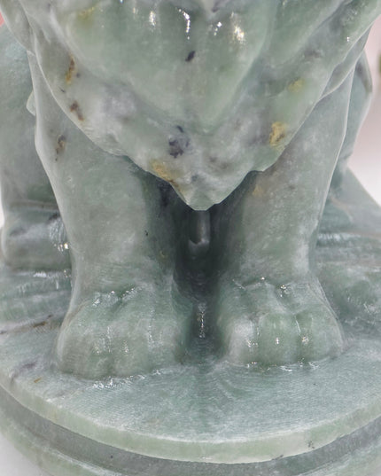 Lion carvings