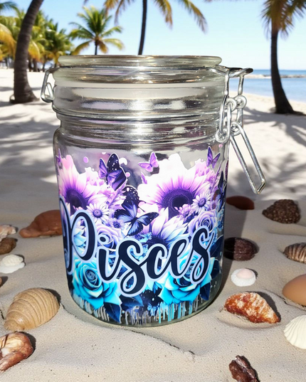 Xl crystal confetti scoop apothecary jars