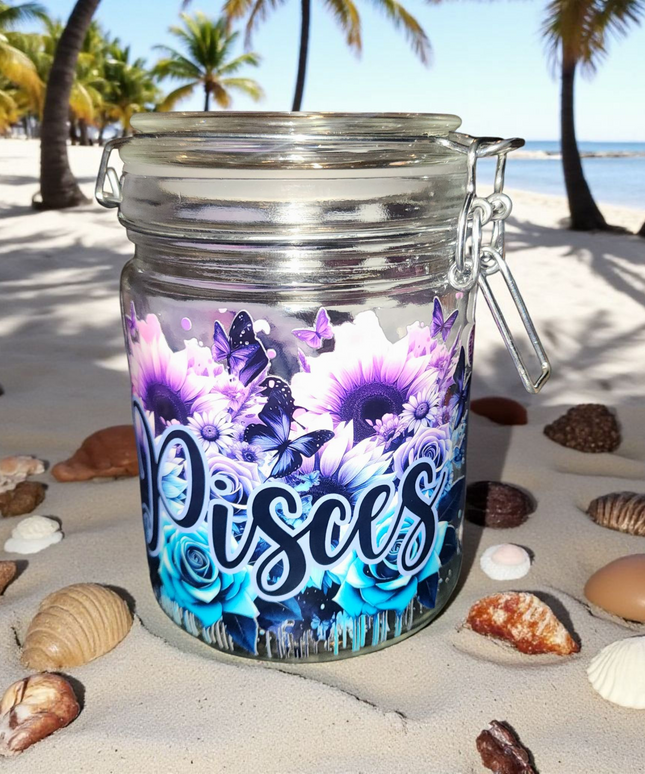 Xl crystal confetti scoop apothecary jars