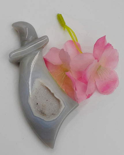 Agate sword carvings