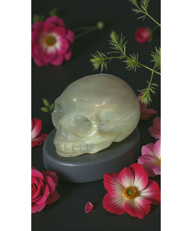 Jade skull