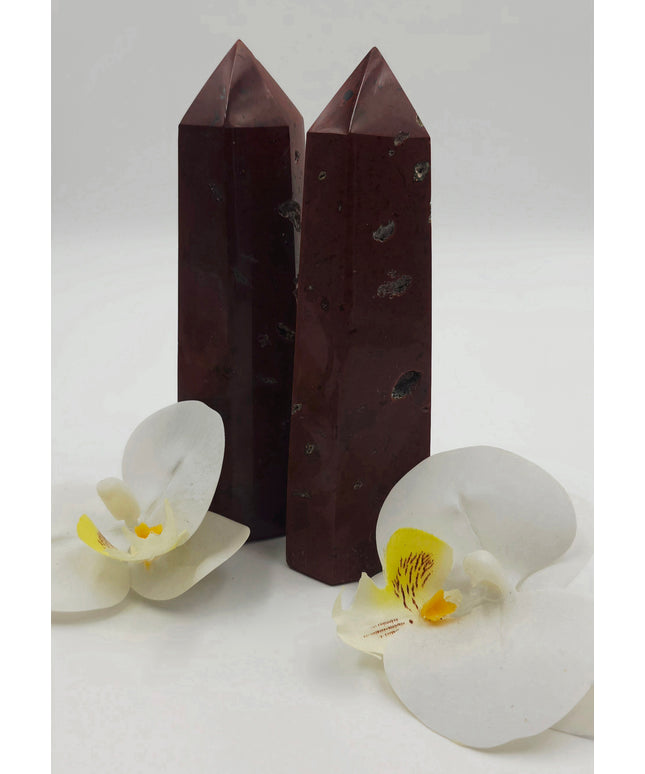 Stunning Ocean jasper red towers