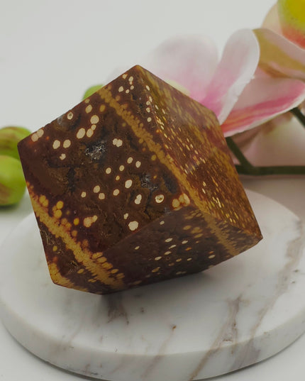 Ocean Jasper Floating Cube