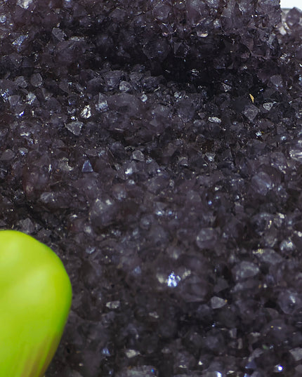 Amethyst with hemitite