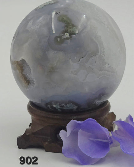 Moss agate Spheres