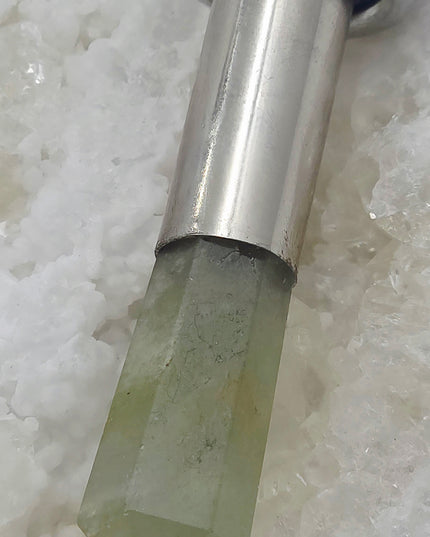 Handmade Gemstone bullet casing titanium bolt keychains