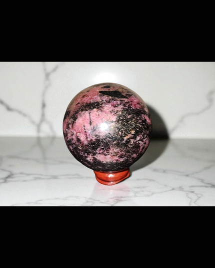 Rhodonite Sphere