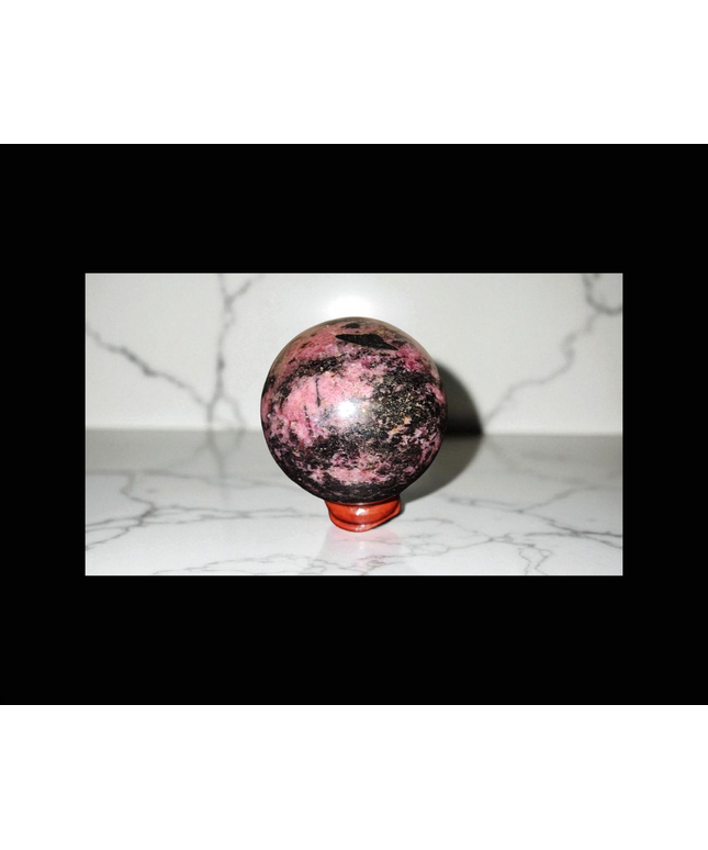 Rhodonite Sphere