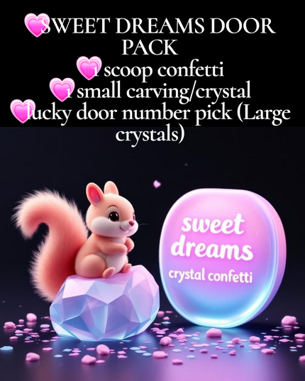 Lucky door Crystal confetti scoops